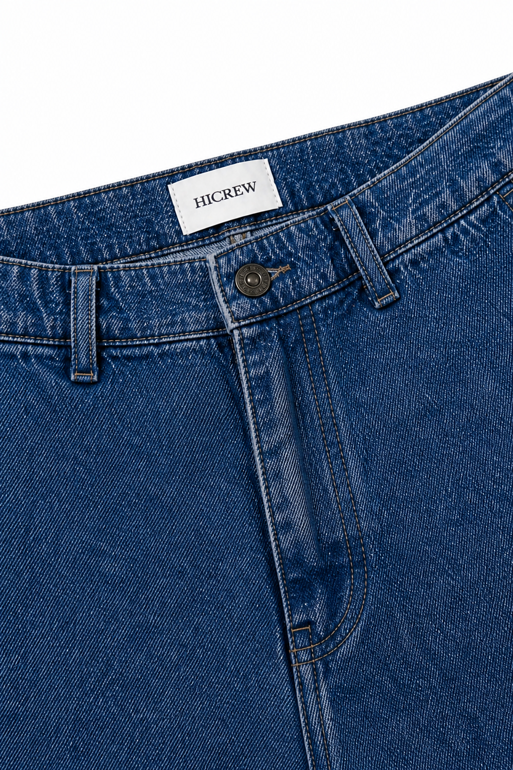 Pantalón denim relaxed azul oscuro