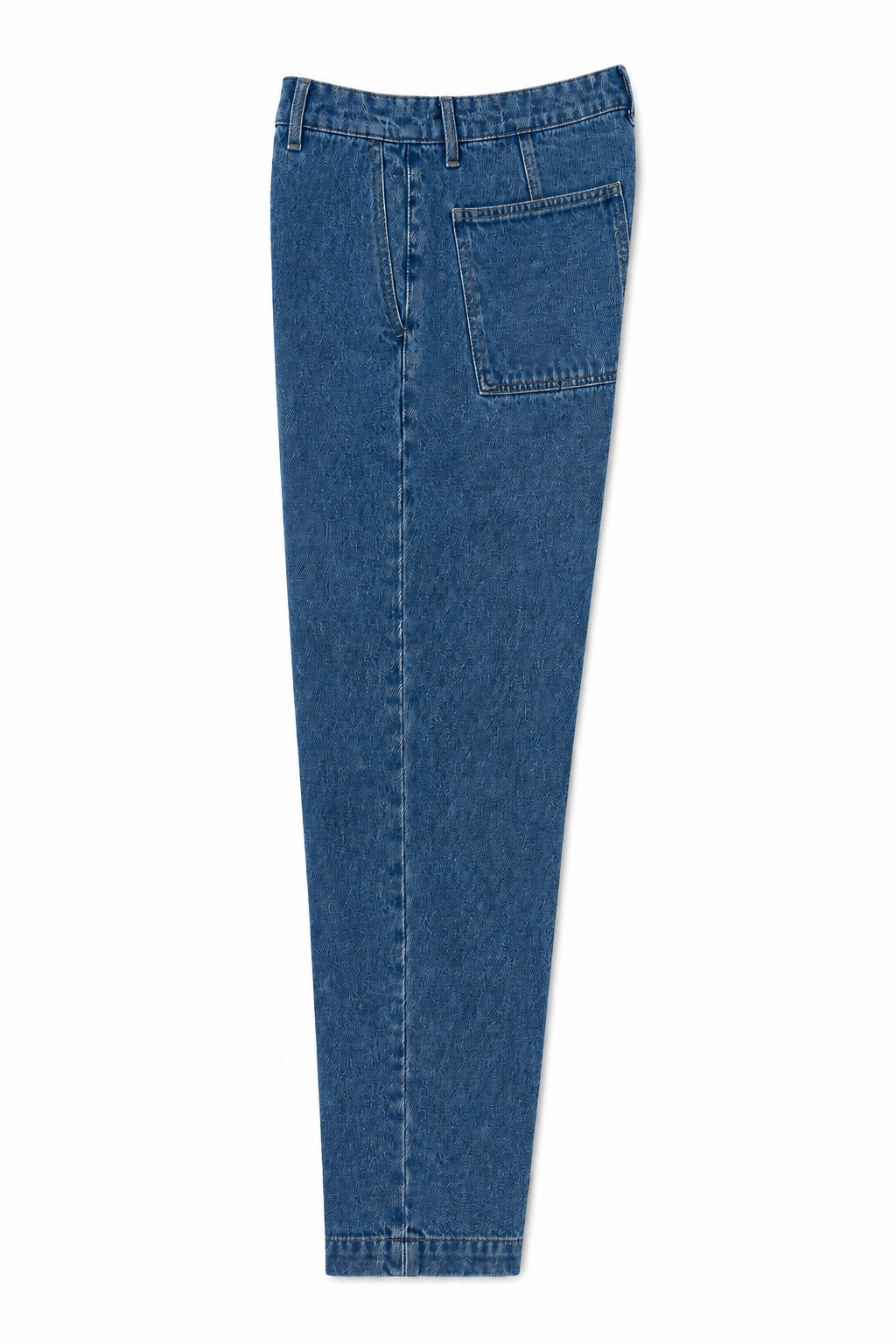 Pantalón denim relaxed azul oscuro