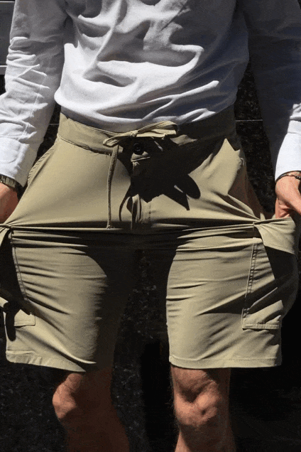 Bermudas cargo técnicas Khaki