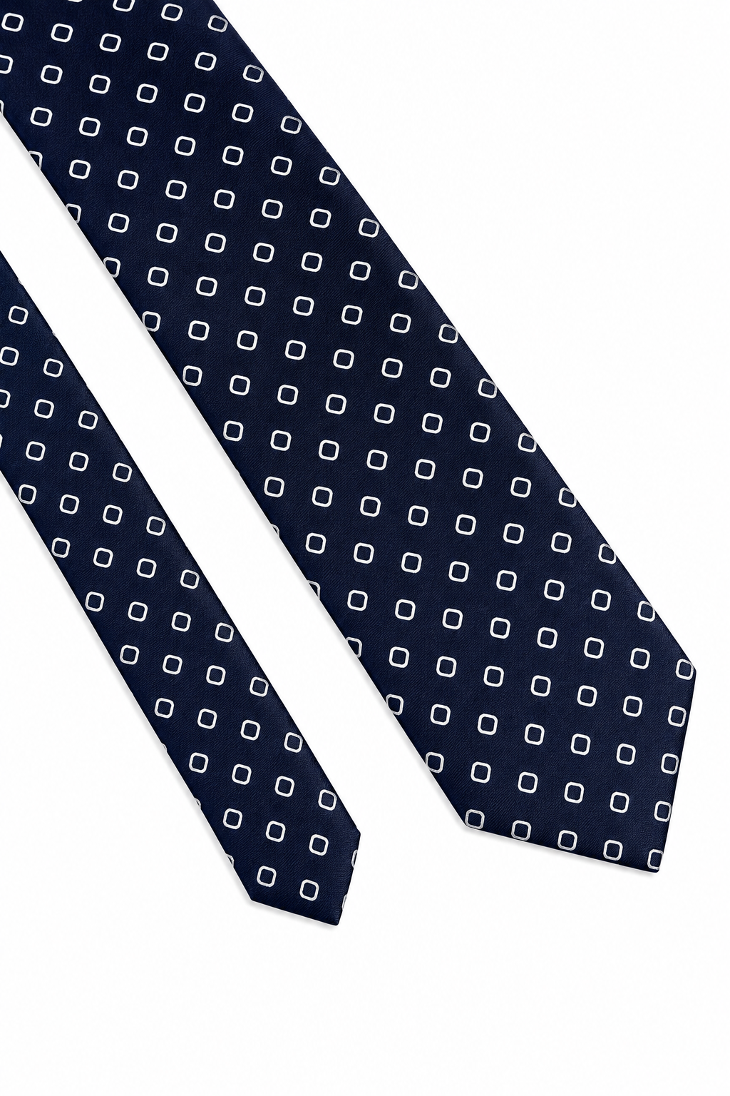 Corbata rombos azul marino