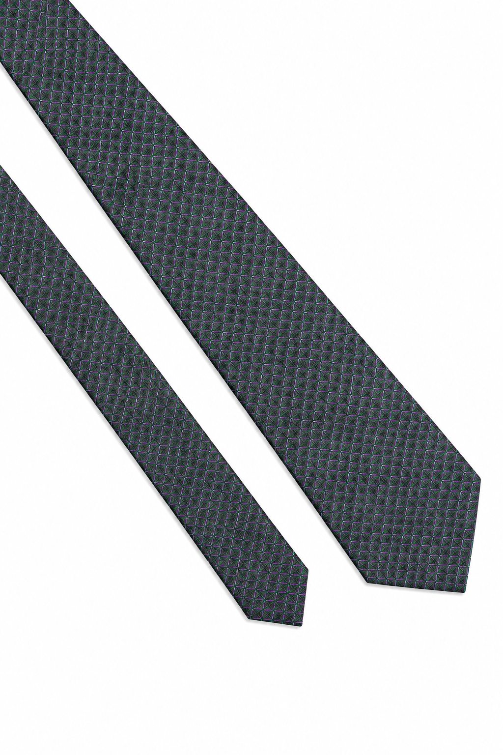 Corbata eslabones verde