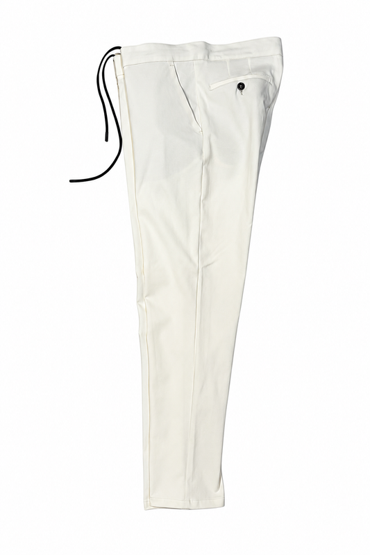 Pantalón punto ligero off white