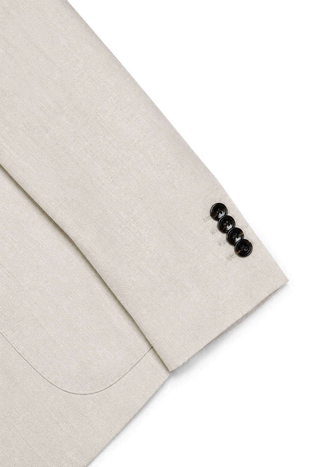 Americana lino espiga beige