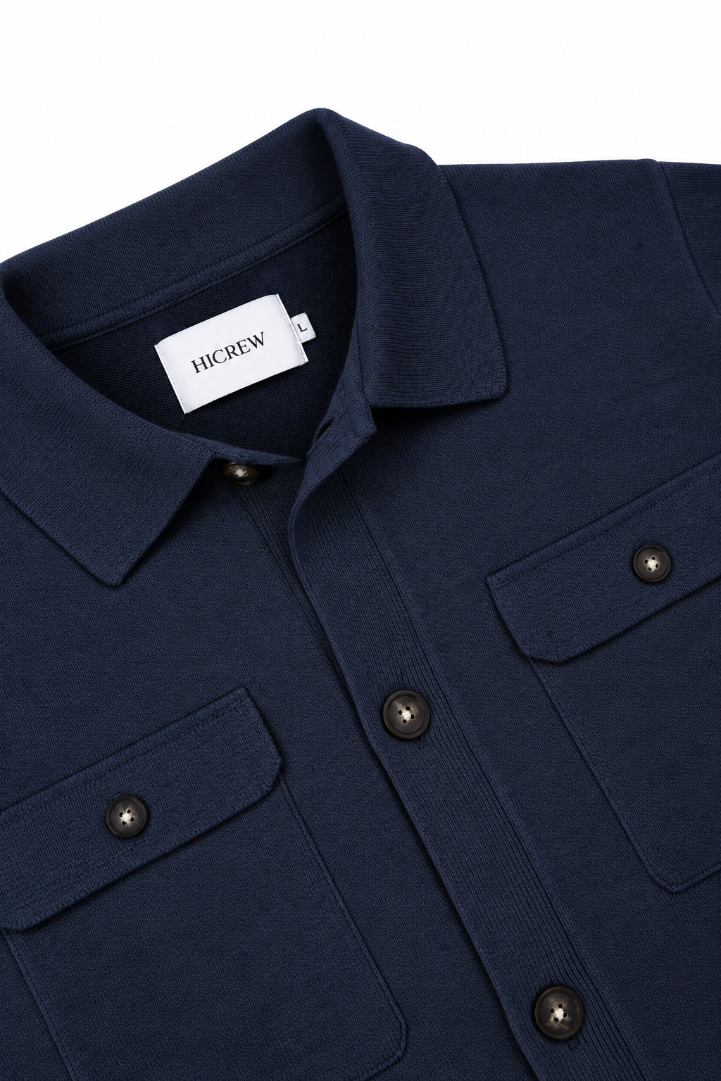 Sobrecamisa punto azul marino