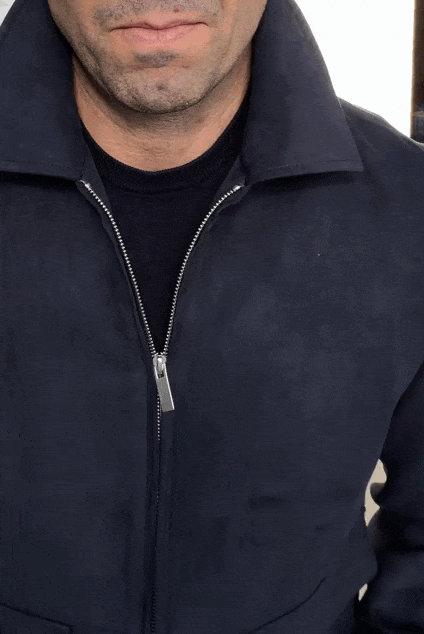 Chaqueta ligera azul marino