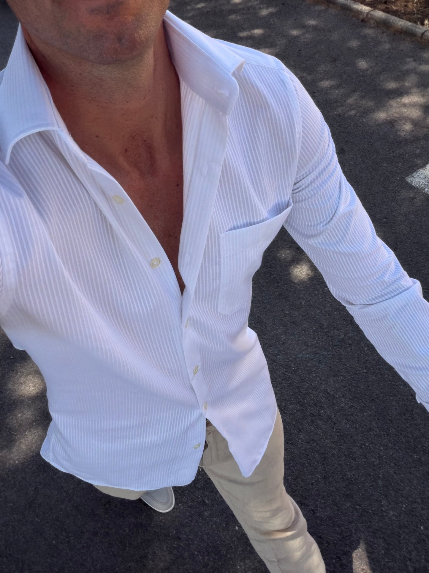Camisa summer jaretas blanca