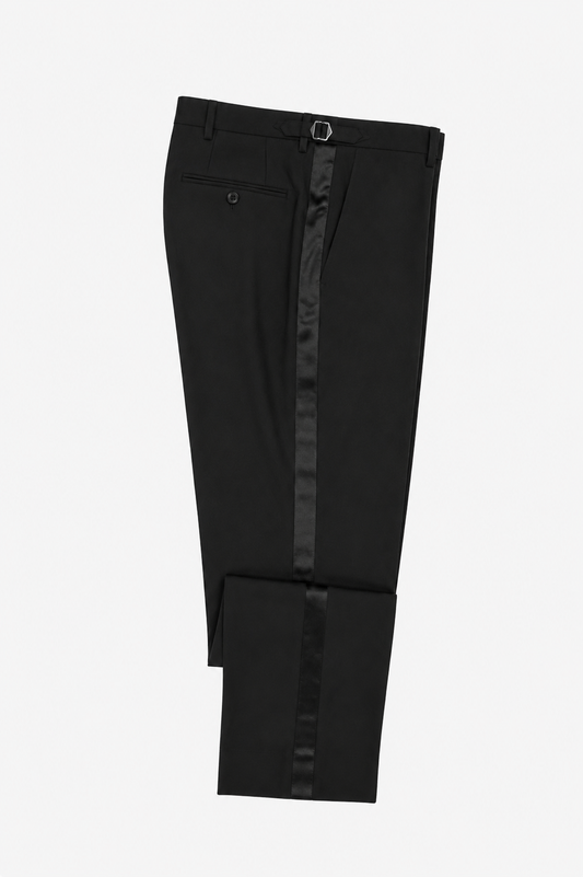 Pantalón smoking negro