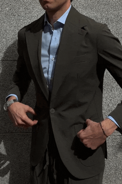 Americana técnica sartorial verde