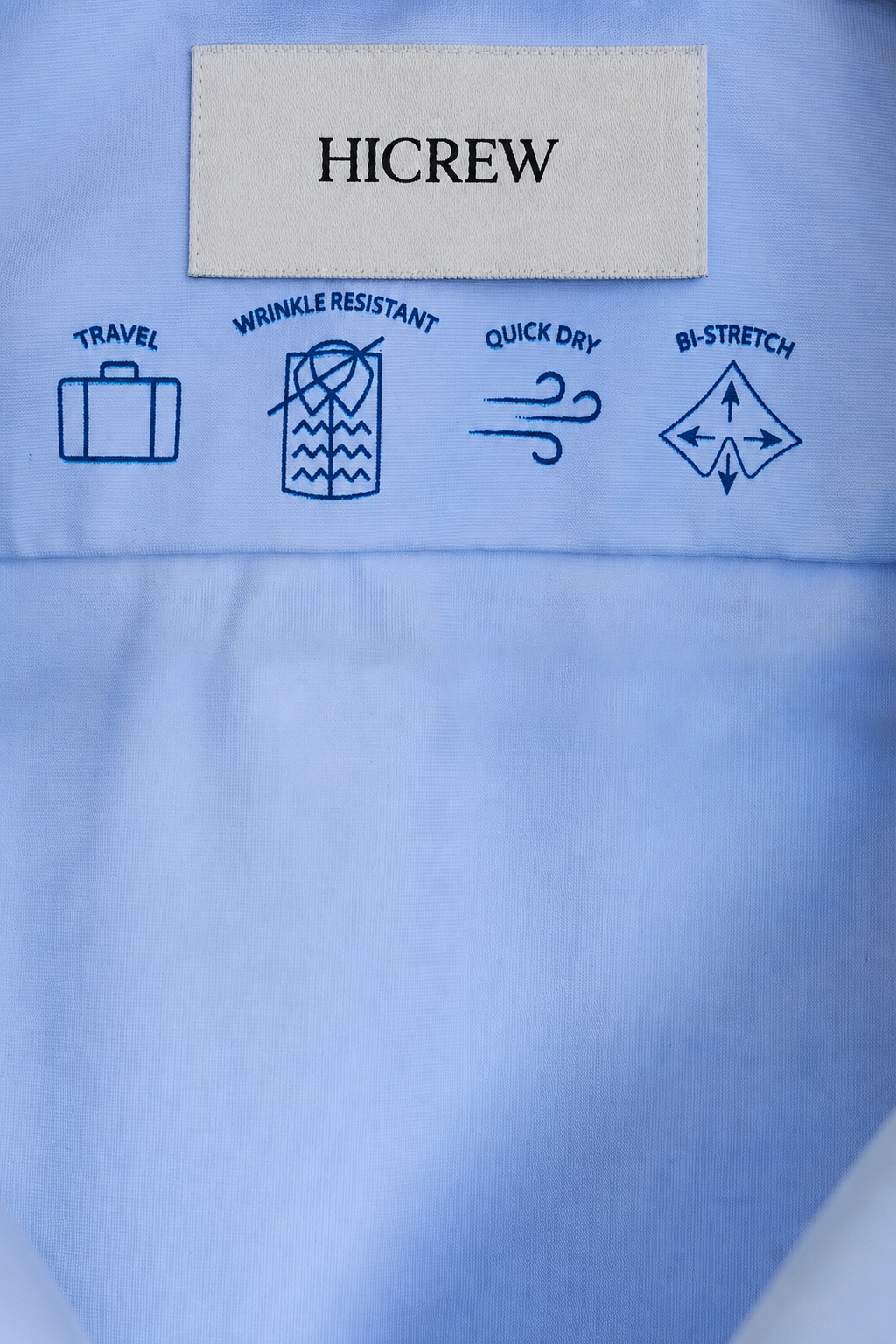Camisa técnica azul claro