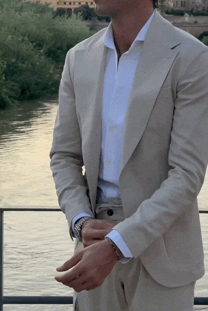 Americana técnica sartorial beige