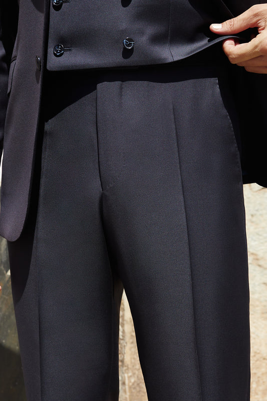Pantalón sartorial azul marino Ready to Wear