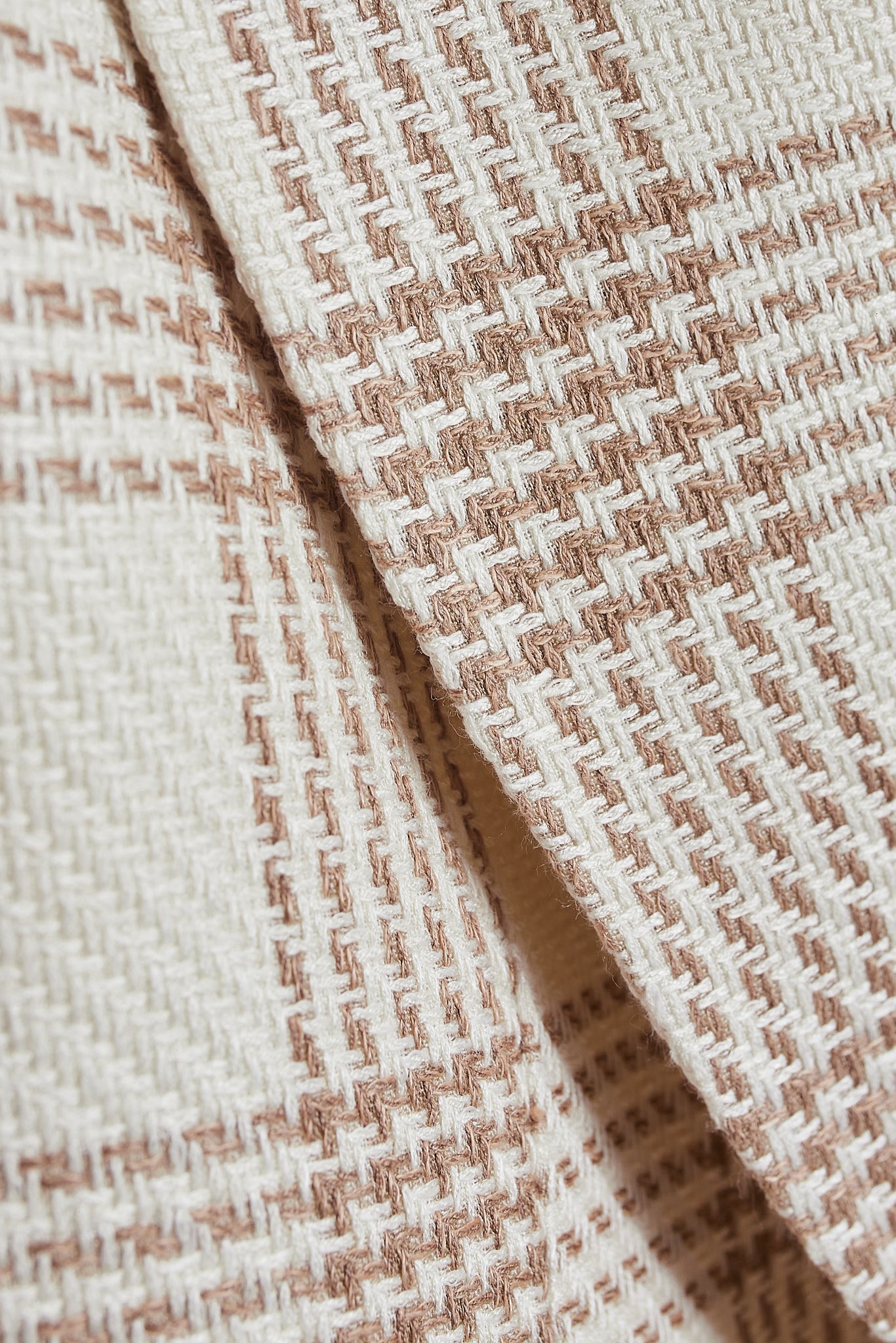 Americana cuadros sartorial crema