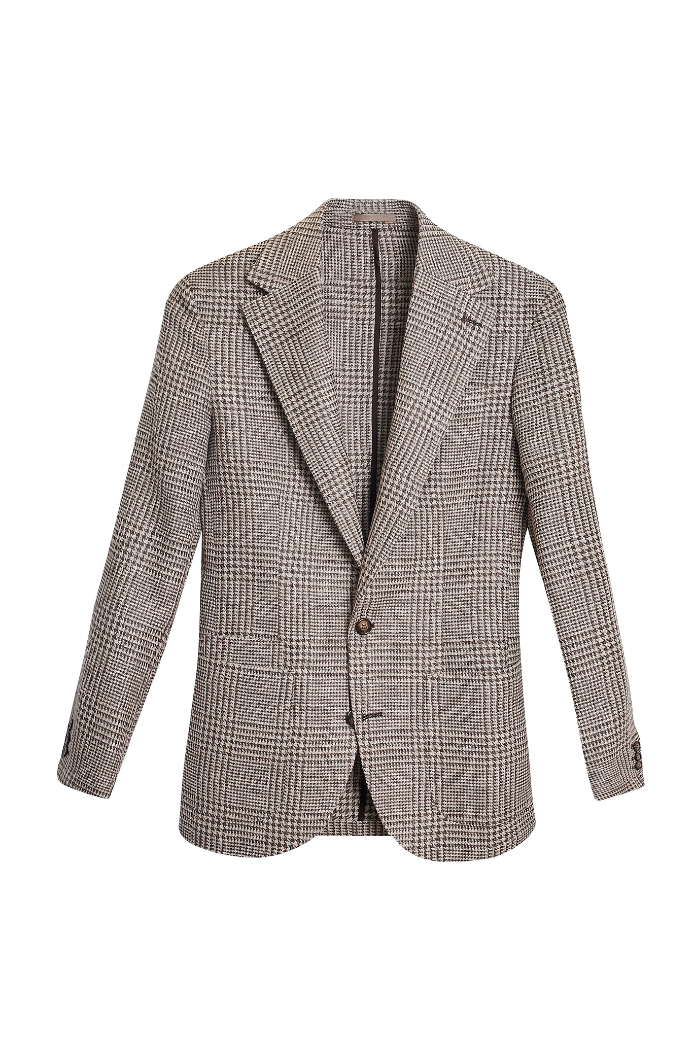 Americana Príncipe de Gales sartorial marrón