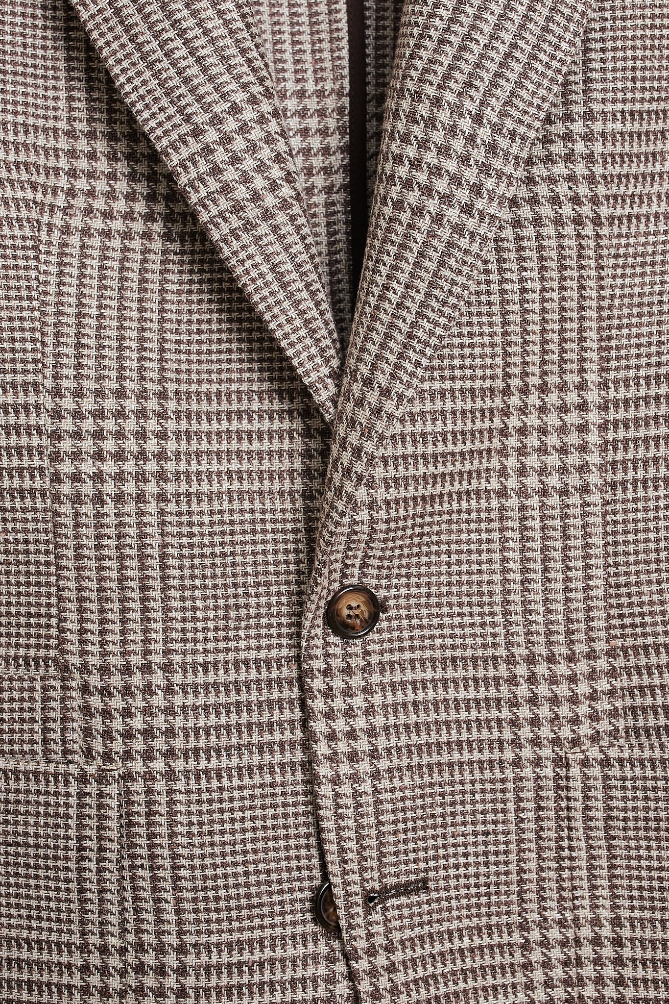 Americana Príncipe de Gales sartorial marrón