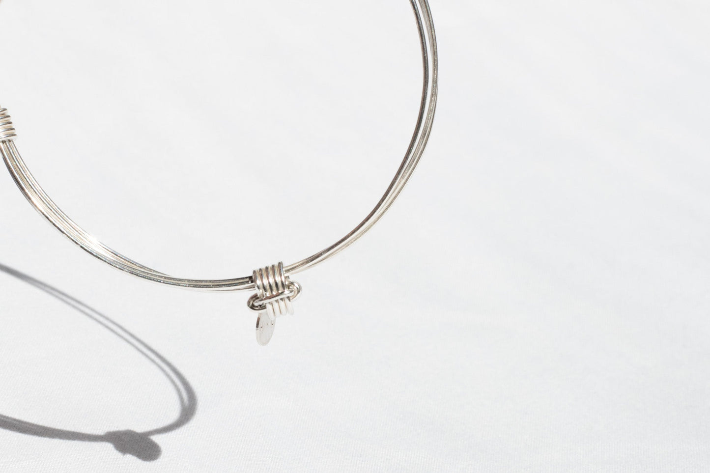 Pulsera plata cabos slim Hippie Crew