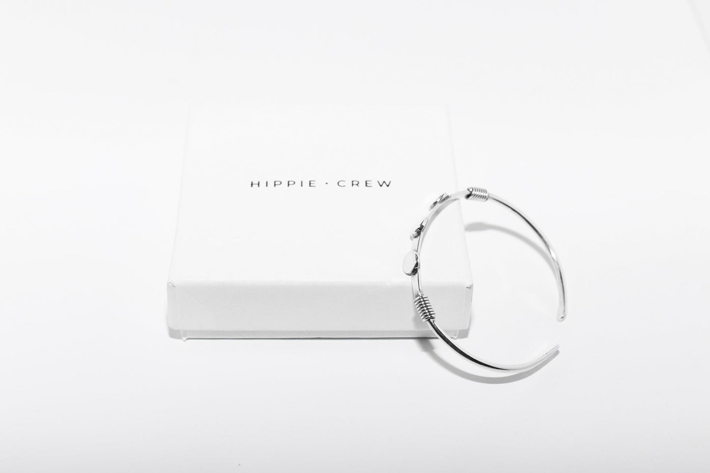 Pulsera plata iniciales Hippie Crew