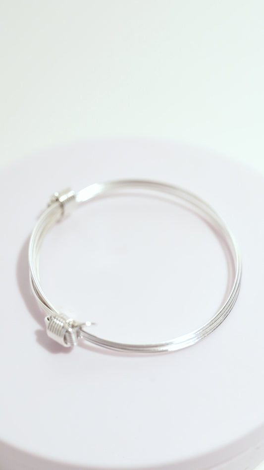 Pulsera plata cabos medium