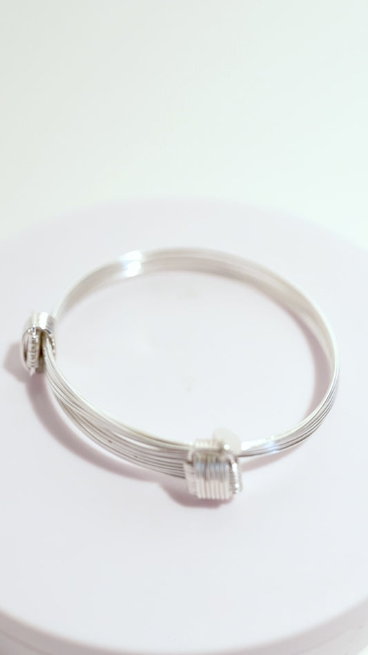 Pulsera plata cabos premium