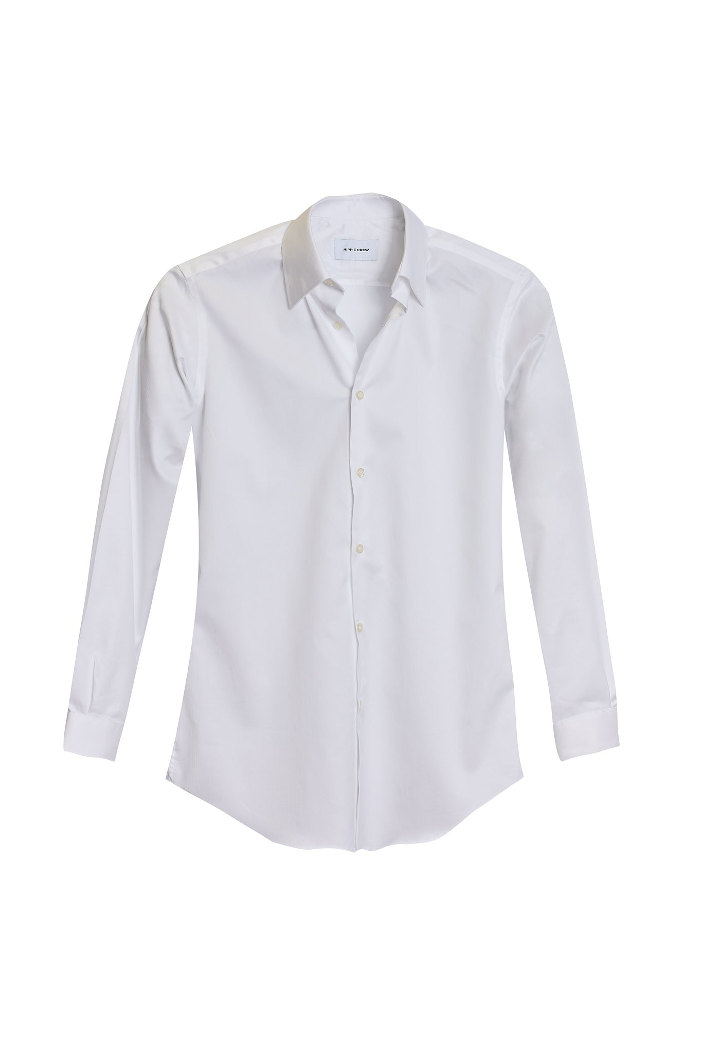 Camisa cuello híbrido blanca
