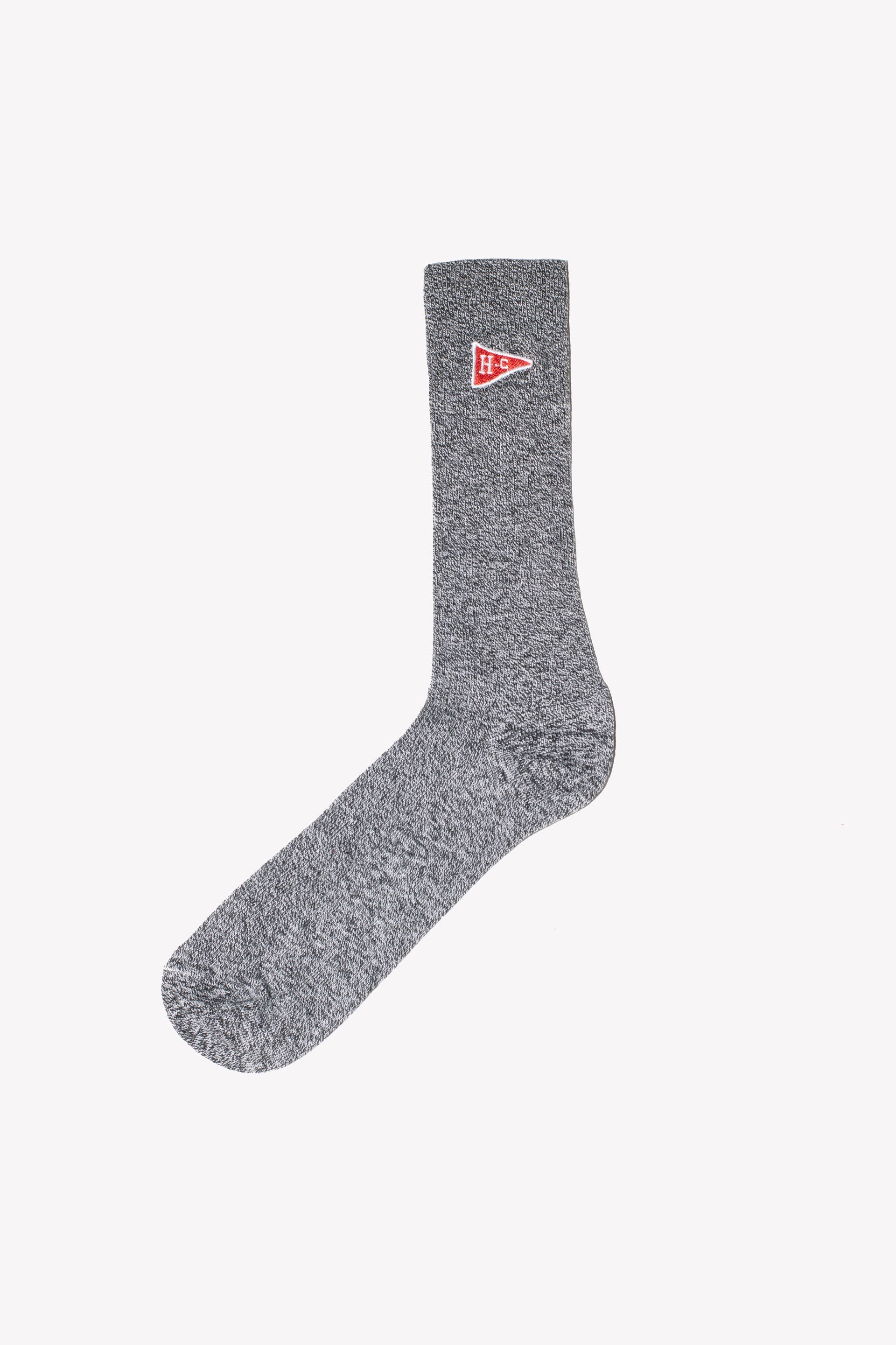 Calcetines de canalé gris vigoré Hippie Crew