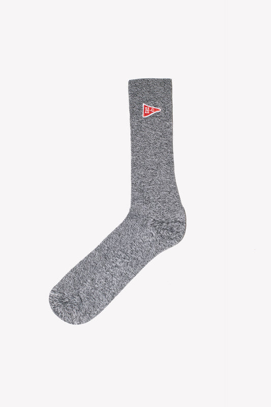 Calcetines de canalé gris vigoré Hippie Crew